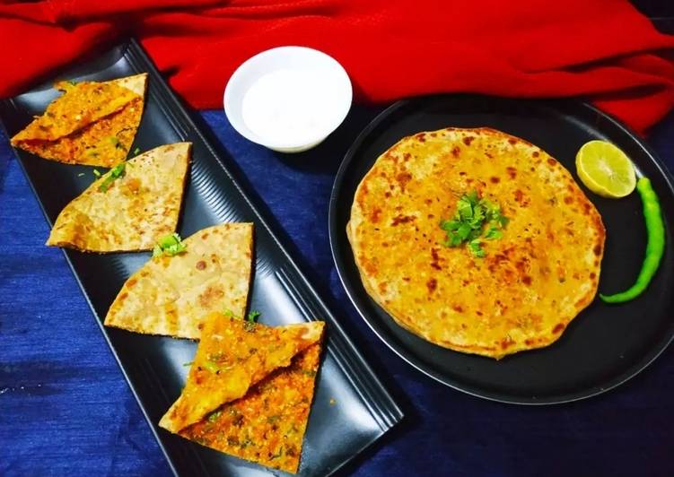 Easiest Way to Make Any-night-of-the-week Sattu paratha