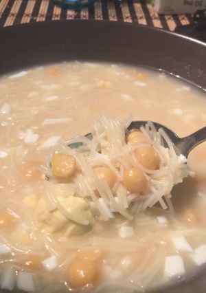 Una foto de Sopita caliente