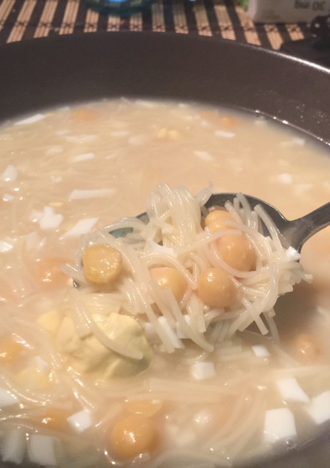 Una foto de Sopita caliente