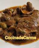 Conejo en salsa con toque picantito