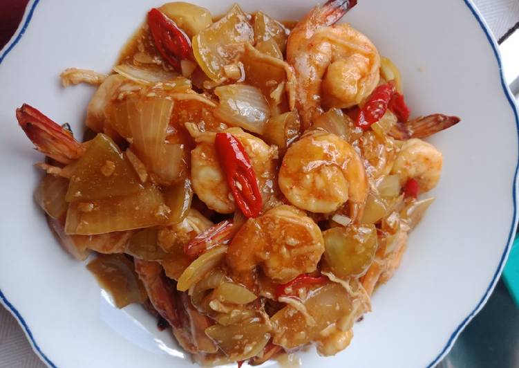Udang saos mentega