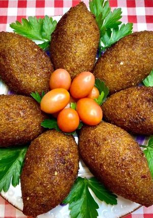 صورة لوصفة الكبه المقليه ع الطريقة الفلسطينية