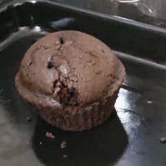 A picture of Chocolate muffins for two.