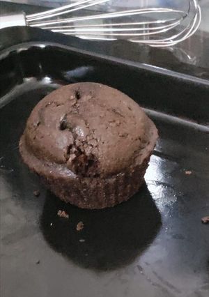 A picture of Chocolate muffins for two.