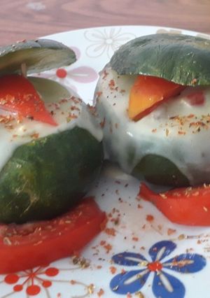 Una foto de Zapallitos rellenos