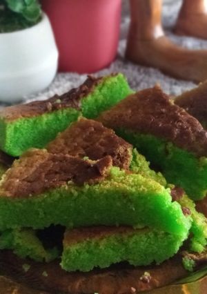 Foto resep Bolu pandan menul