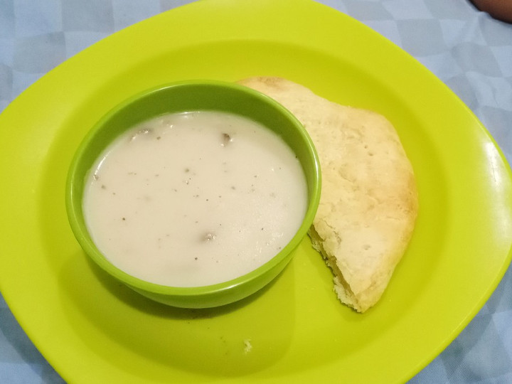 Langkah Mudah untuk Membuat Cream Soup versi Ekonomis (Fillet ayam, Terigu, Susu cair) yang Bisa Manjain Lidah