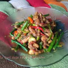รูปของ Cumi Asin Pete kacang panjang