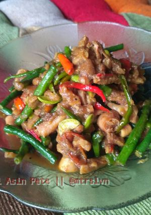 Foto resep Cumi Asin Pete kacang panjang
