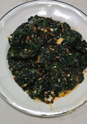 Foto resep Daun Katuk ca telur asin
