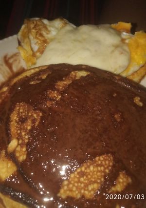 Una foto de Pancakes de avena esponjosos y proteicos