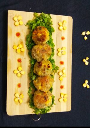 A picture of Corn Tikki.