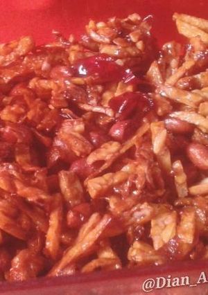 Foto resep Kering Tempe mix Kentang & Kacang
