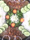 Malka Masoor with boiled Rice