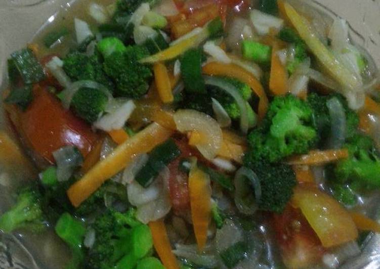 Langkah Mudah untuk mengolah Ca Brokoli campur-campur, Menggugah Selera
