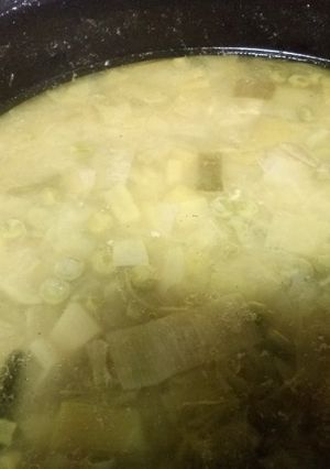 Una foto de Patatas en salsa verde