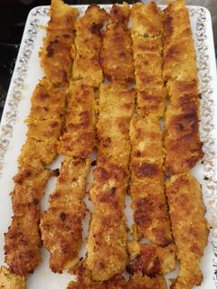 عکسی از دستور کباب کوبیده مرغ تابه ای