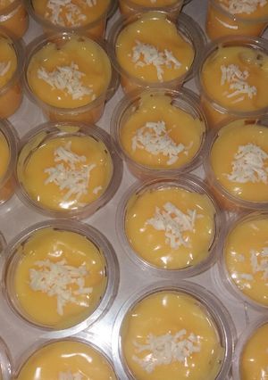 Foto resep Puding jagung toping keju