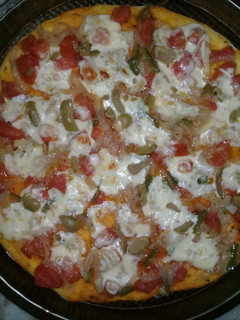 Una foto de Pizza fácil, rápida y rica!!!👌🤗