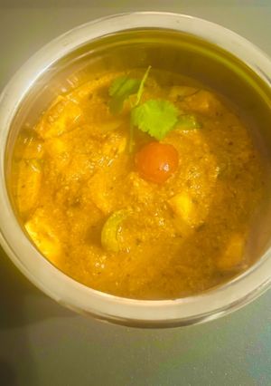 A picture of Niramish Paneer-Easy Bengali Styled Curry😋.