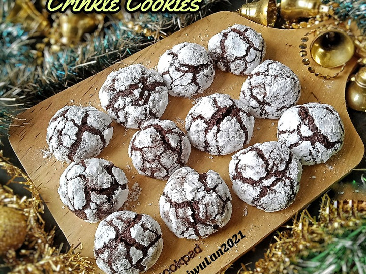 Cara Buat Brownie Crinkle Cookies Enak Dan Mudah