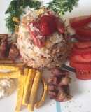 Arroz criollo enmazorcado