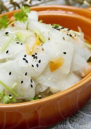 和風醬涼拌白蘿蔔 的食譜成品照片