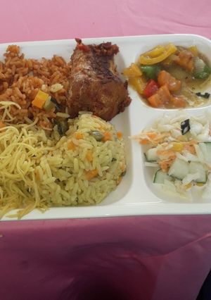A picture of Africana rice package.
