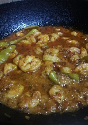 A picture of Prawn Karahi.