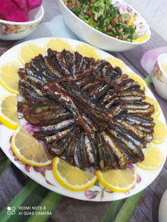 صورة لوصفة سمك السردين بالطاوة 😋🐟