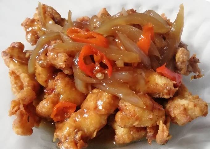 Chicken Popcorn Saus Teriyaki