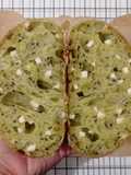 Pandan Jinten Hitam Italian Herbs Cheese Sourdough Bread (Oven Tangkring)
