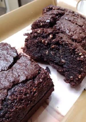 Foto resep Brownies Kacang - Gluten Free