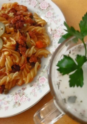 عکسی از دستور ماکارونی