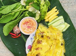 Hình của món Bánh xèo miền Trung.