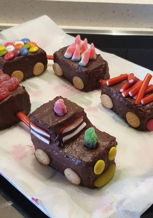 Foto principal de Tarta tren de galletas