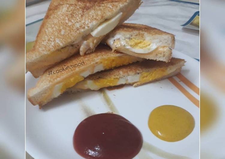 Recipe of Ultimate Boiled egg sandwich