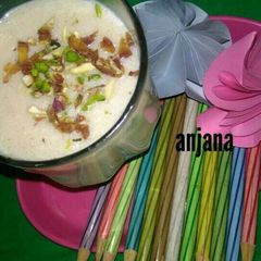 A picture of Fusion chocolate rava kheer..