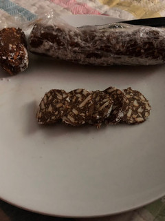 Una foto de Mini salchichón de chocolate 🍫