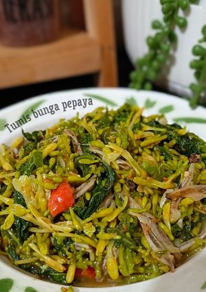 Foto resep Tumis Bunga Pepaya