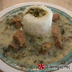 A picture of Pork meat fricassee.