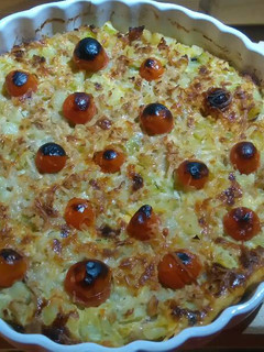 Una foto de Frtiitata calabacín y cherry