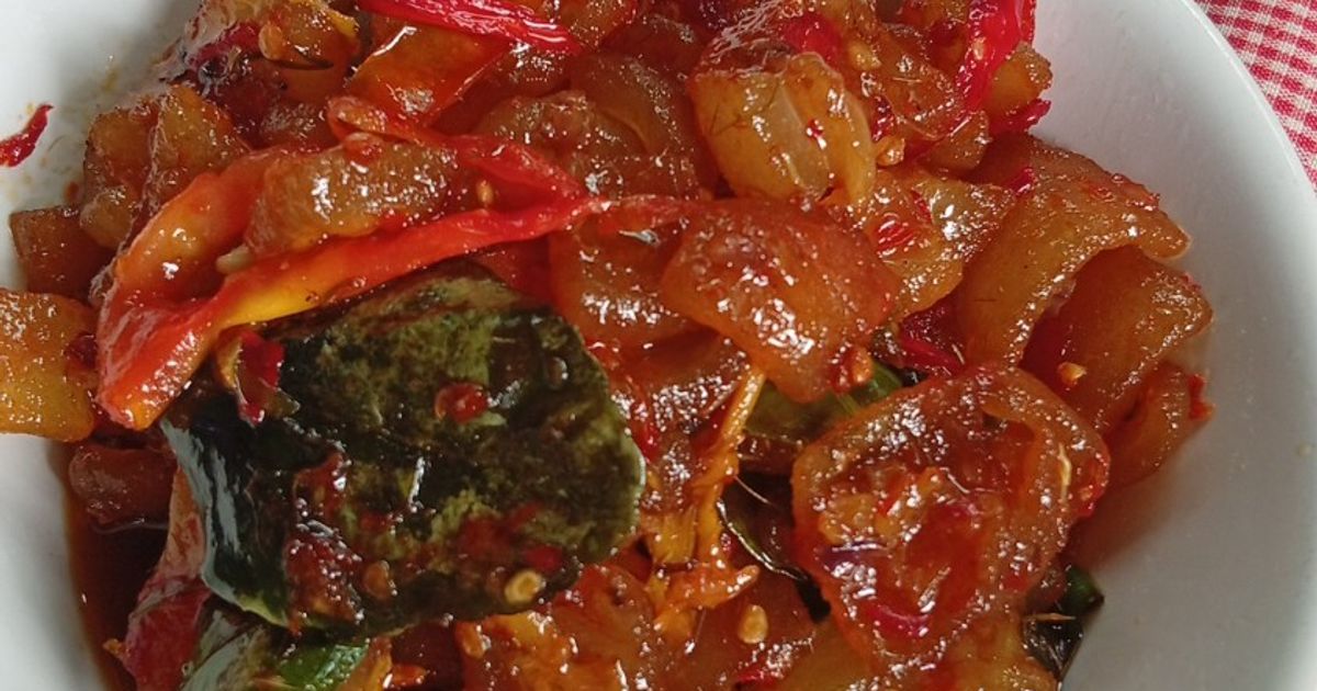 Sambal goreng kulit kaki sapi / kikil