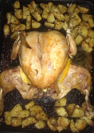 Una foto de Pollo al limón