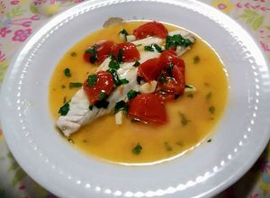 Foto di Filetto di spigola all'acqua pazza
