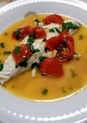 Foto di Filetto di spigola all'acqua pazza