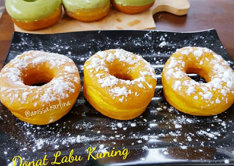 Donat Labu Kuning 🎃🎃 (Pumpkin Donut)