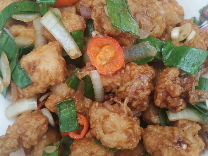 Cara Gampang Menyiapkan Resep Ayam pok pok saos teriyaki yang Lezat Sekali Anti Ribet, Lezat Sekali