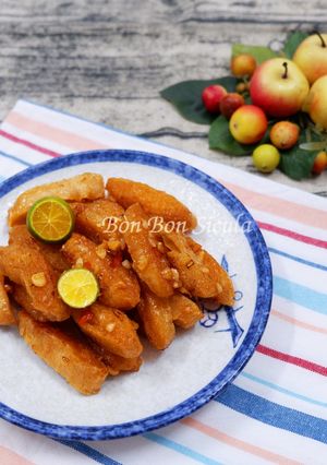 Hình của món Sườn Chay Chiên Giòn Sốt Chua Ngọt.