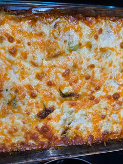 A picture of Beef lasagna recipe.